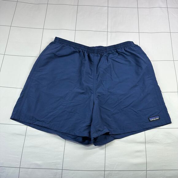 Patagonia Other - Patagonia Baggies Shorts Mens Large Blue 5" Athletic Hiking Travel Nylon Camp